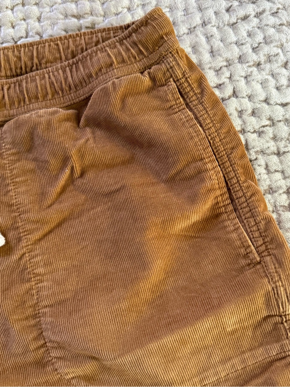 Wallace & Barnes J. Crew Camel Drawstring Corduroy Shorts - Picture 4 of 6